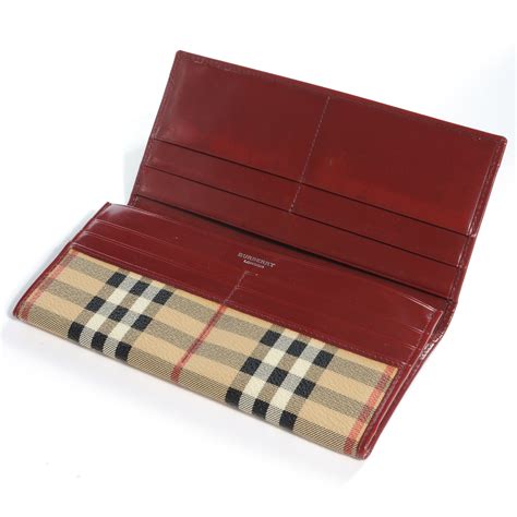 burberry continental wallet buckle|burberry checkbook cover.